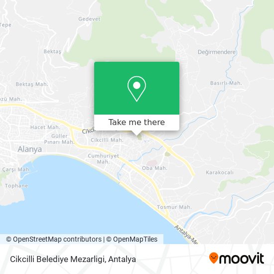 Cikcilli Belediye Mezarligi map