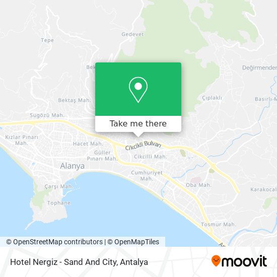 Hotel Nergiz - Sand And City map