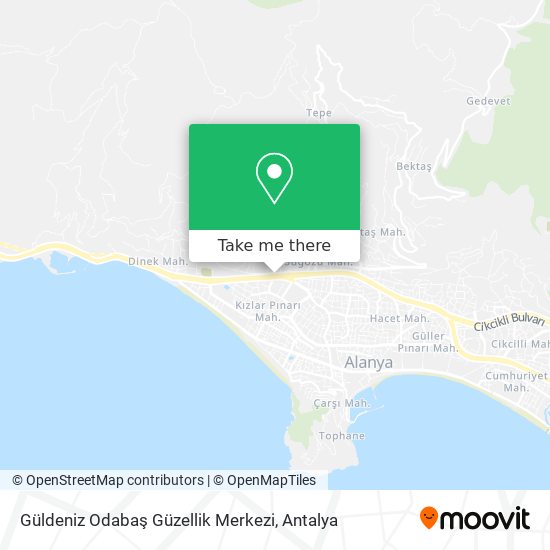 Güldeniz Odabaş Güzellik Merkezi map