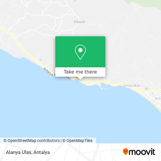 Alanya Ulas map