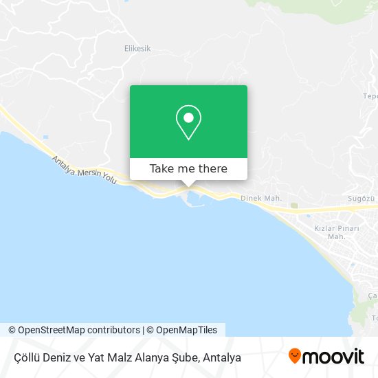 Çöllü Deniz ve Yat Malz Alanya Şube map