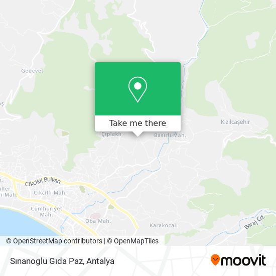 Sınanoglu Gıda Paz map