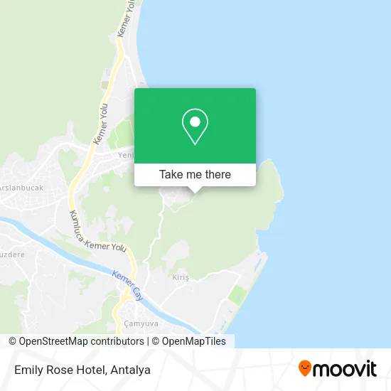 Emily Rose Hotel map