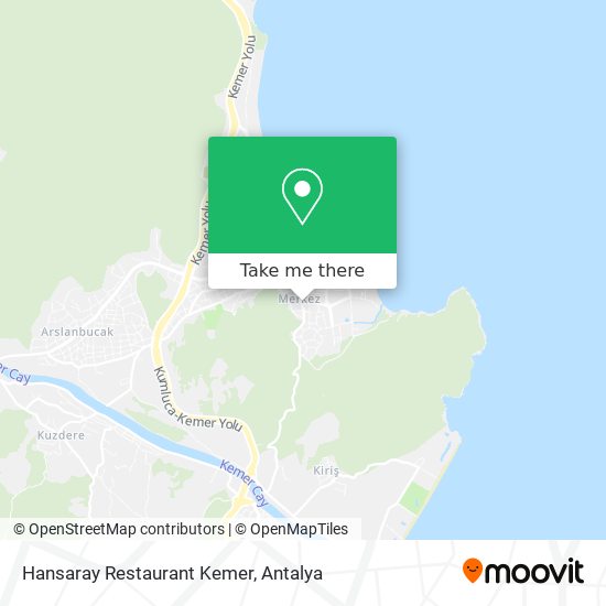 Hansaray Restaurant Kemer map