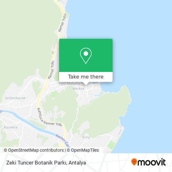 Zeki Tuncer Botanik Parkı map
