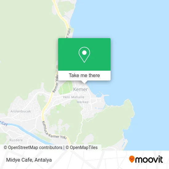 Midye Cafe map