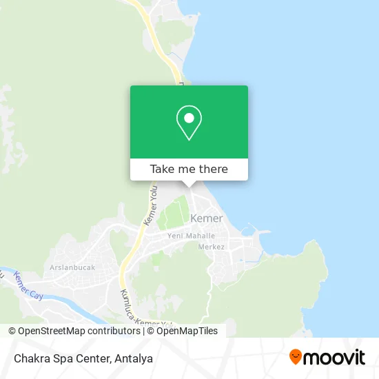 Chakra Spa Center map