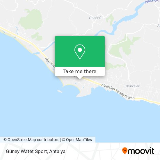 Güney Watet Sport map