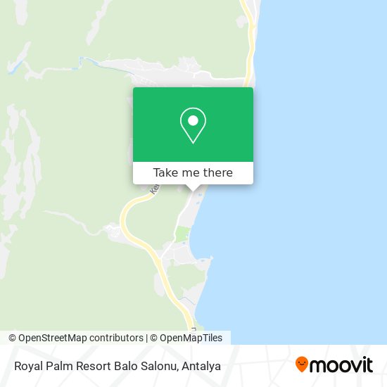 Royal Palm Resort Balo Salonu map