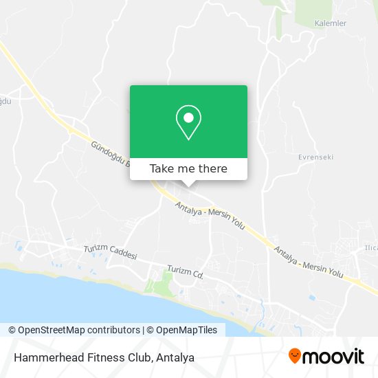 Hammerhead Fitness Club map