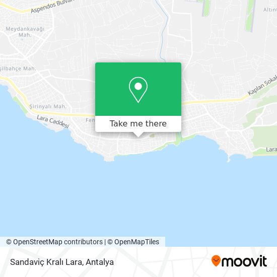 Sandaviç Kralı Lara map