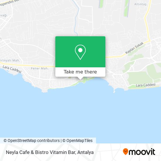Neyla Cafe & Bistro Vitamin Bar map