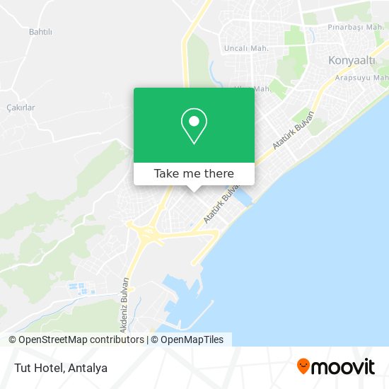 Tut Hotel map