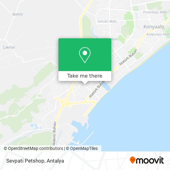 Sevpati Petshop map