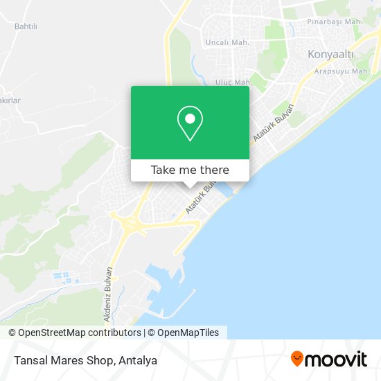 Tansal Mares Shop map
