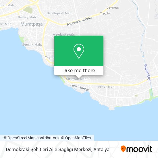 Demokrasi Şehitleri Aile Sağlığı Merkezi map