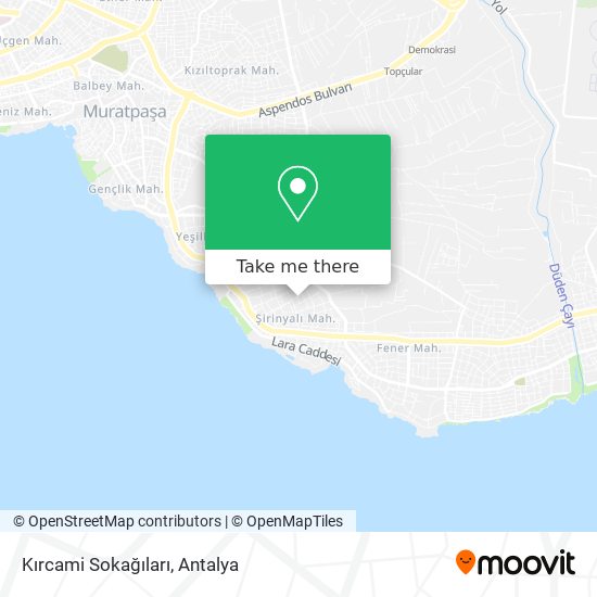 Kırcami Sokağıları map