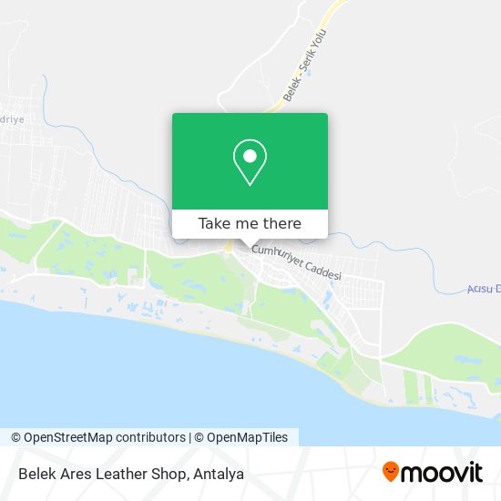 Belek Ares Leather Shop map