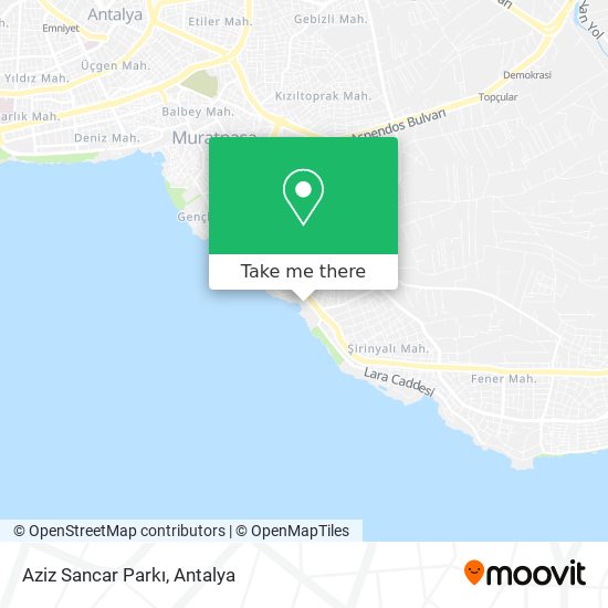 Aziz Sancar Parkı map