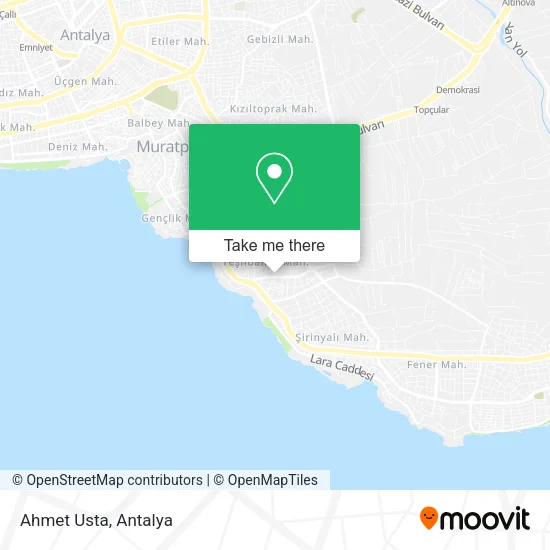 Ahmet Usta map