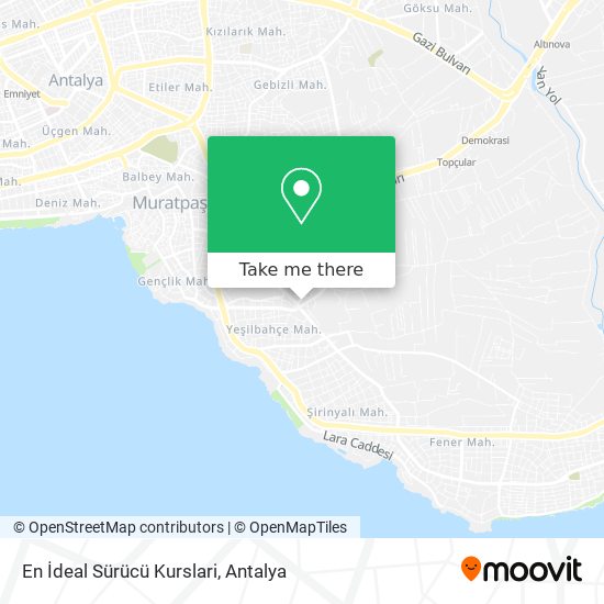En İdeal Sürücü Kurslari map