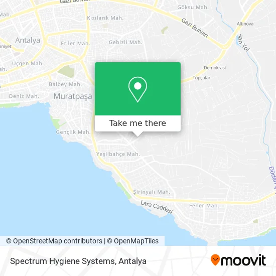 Spectrum Hygiene Systems map
