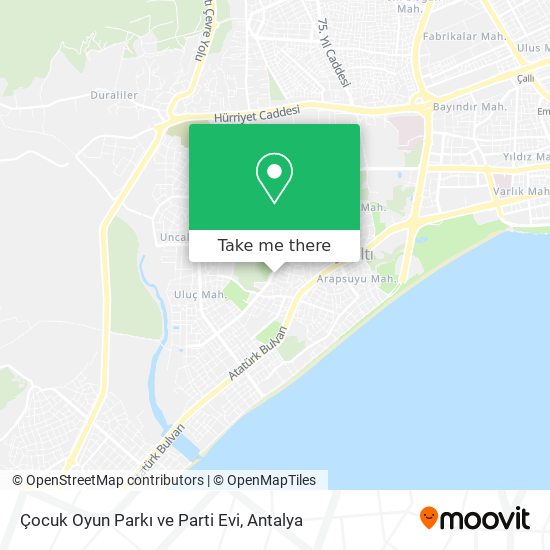 Çocuk Oyun Parkı ve Parti Evi map