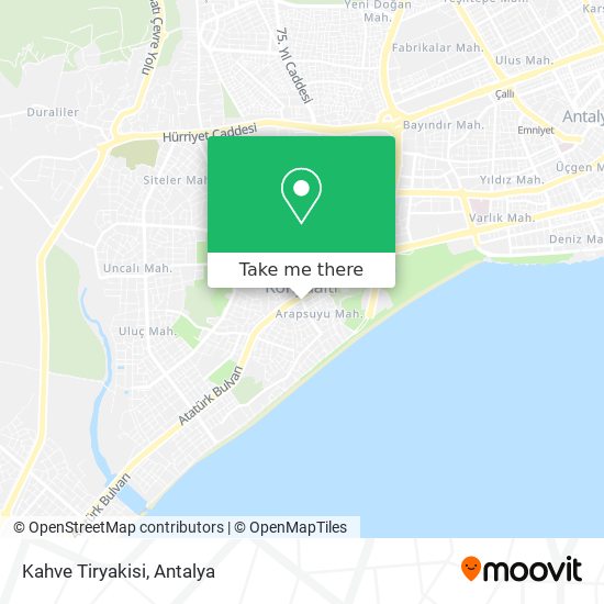 Kahve Tiryakisi map