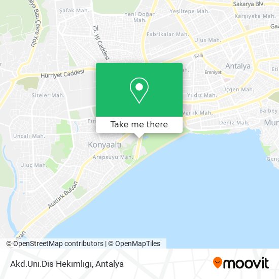 Akd.Unı.Dıs Hekımlıgı map