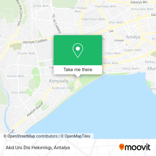 Akd.Unı.Dıs Hekımlıgı map