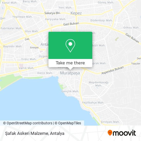 Şafak Askeri Malzeme map