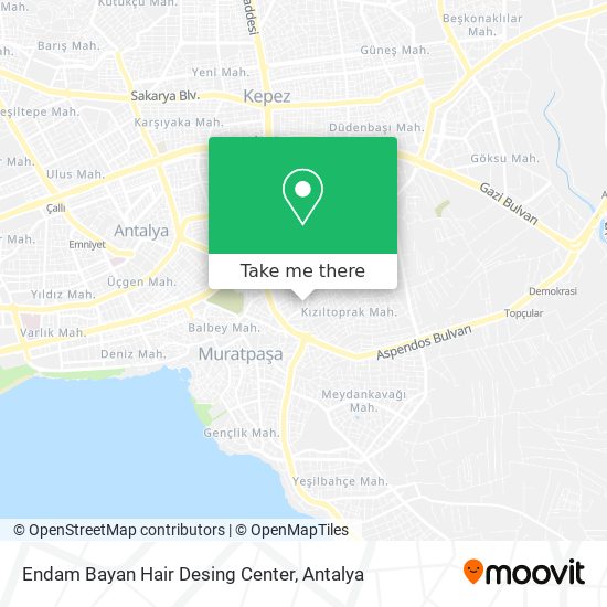 Endam Bayan Hair Desing Center map