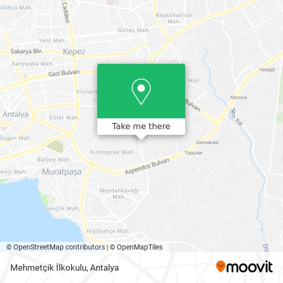 Mehmetçik İlkokulu map