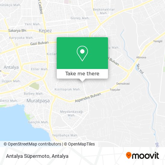 Antalya Süpermoto map