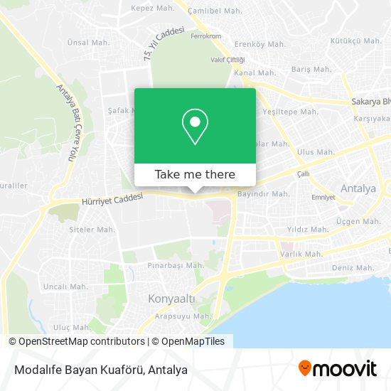 Modalıfe Bayan Kuaförü map