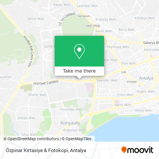 Özpinar Kırtasiye & Fotokopi map