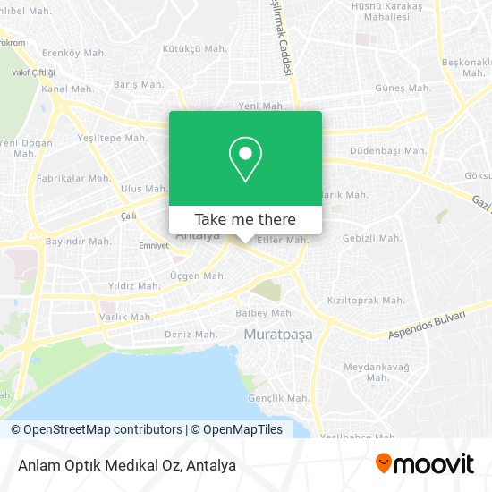 Anlam Optık Medıkal Oz map