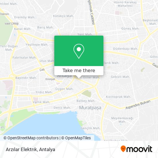 Arzılar Elektrık map