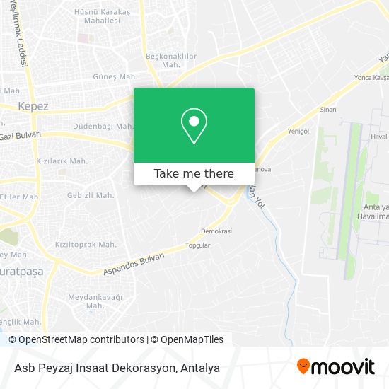Asb Peyzaj Insaat Dekorasyon map