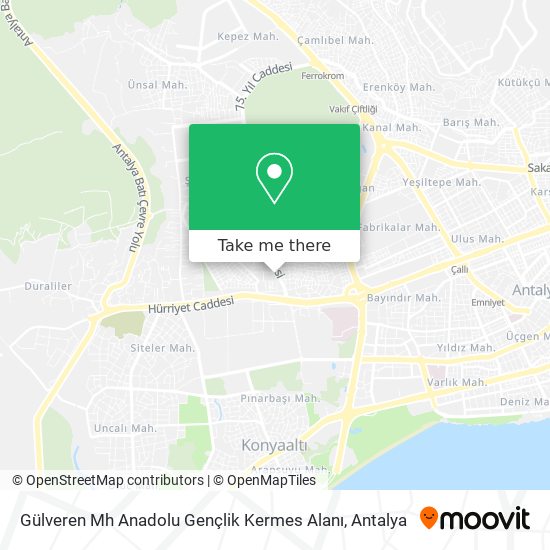 Gülveren Mh Anadolu Gençlik Kermes Alanı map
