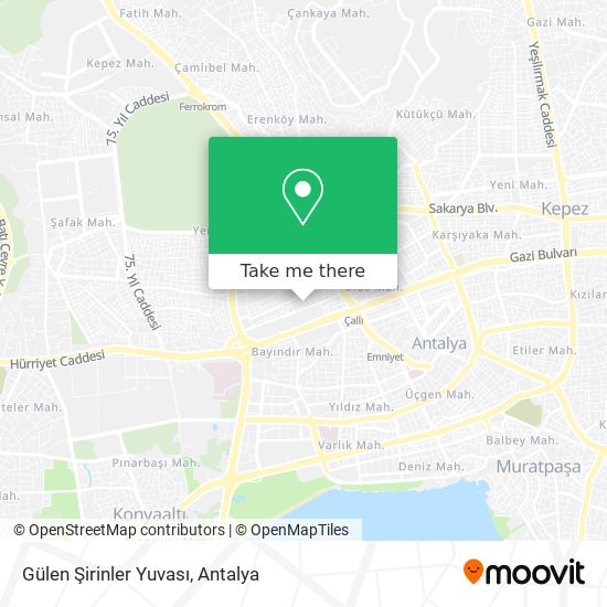 Gülen Şirinler Yuvası map