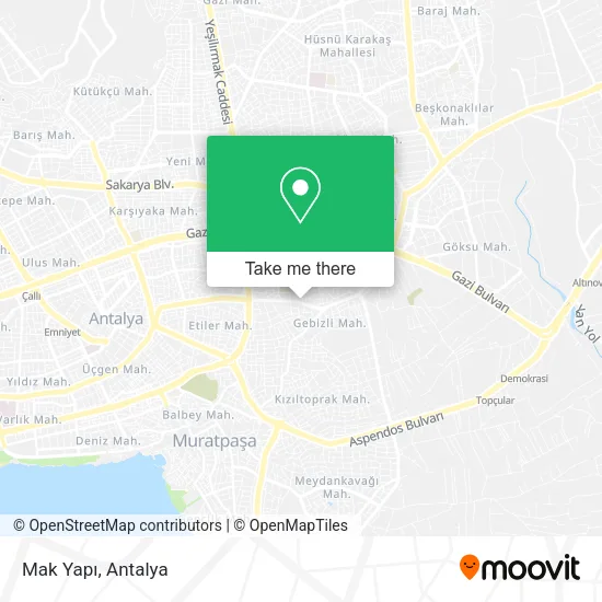 Mak Yapı map