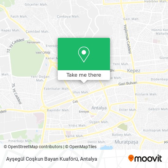 Ayşegül Coşkun Bayan Kuaförü map