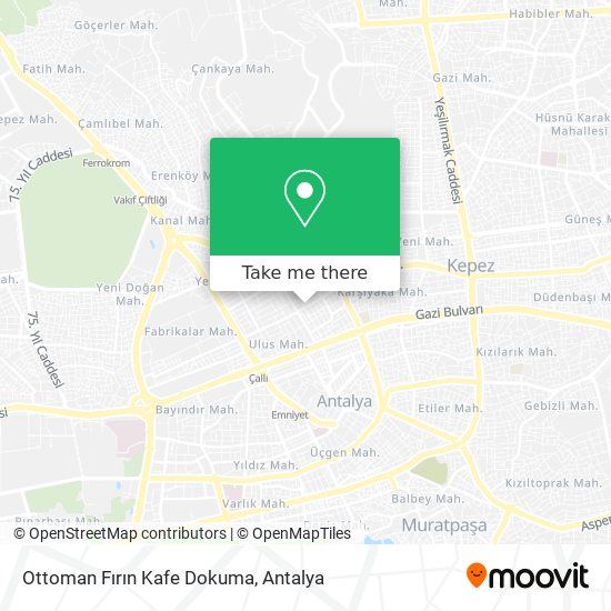 Ottoman Fırın Kafe Dokuma map