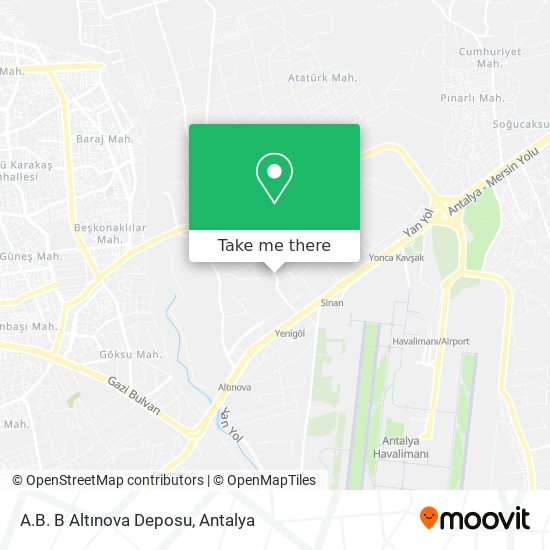 A.B. B Altınova Deposu map