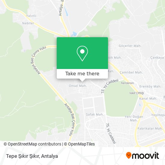 Tepe Şıkır Şıkır map
