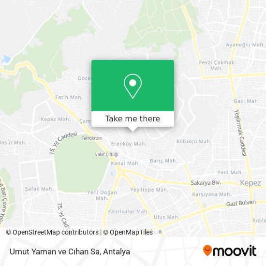 Umut Yaman ve Cıhan Sa map