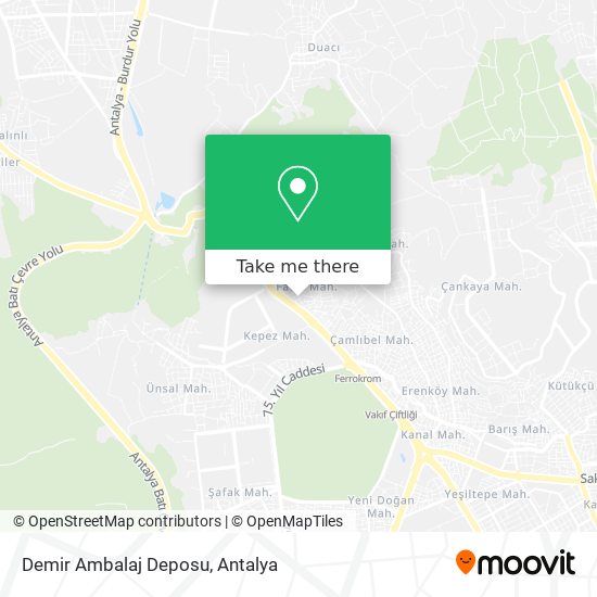 Demir Ambalaj Deposu map