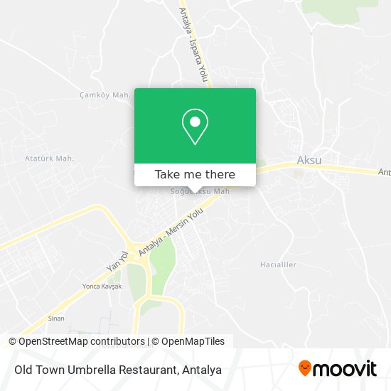 Old Town Umbrella Restaurant map