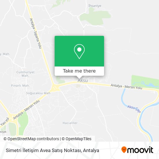 Simetri İletişim Avea Satış Noktası map